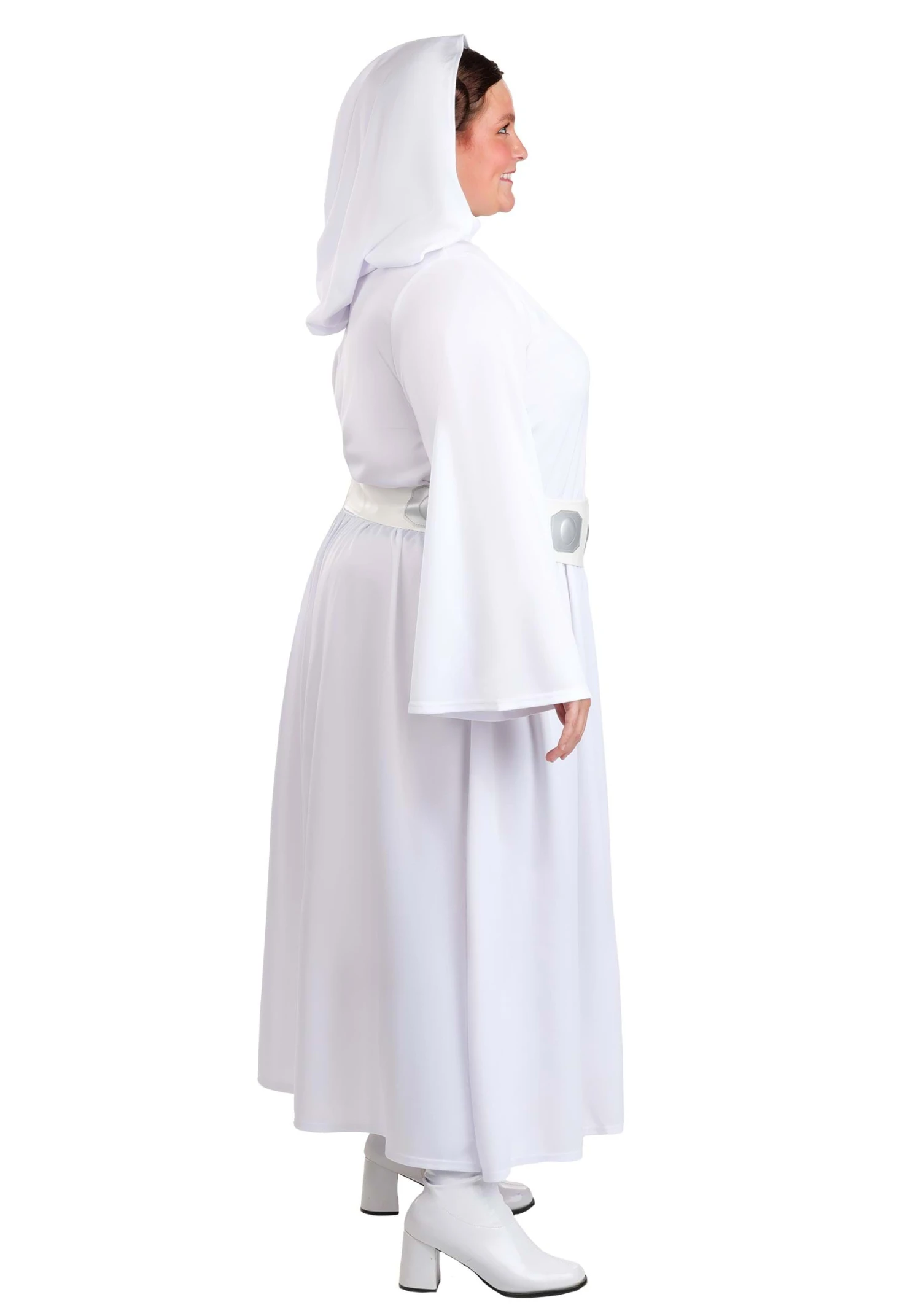 JAZWARES Women's Plus Size Premium Princess Leia Costume 10 JAZWARES Women's Plus Size Premium Princess Leia Costume - Image 8