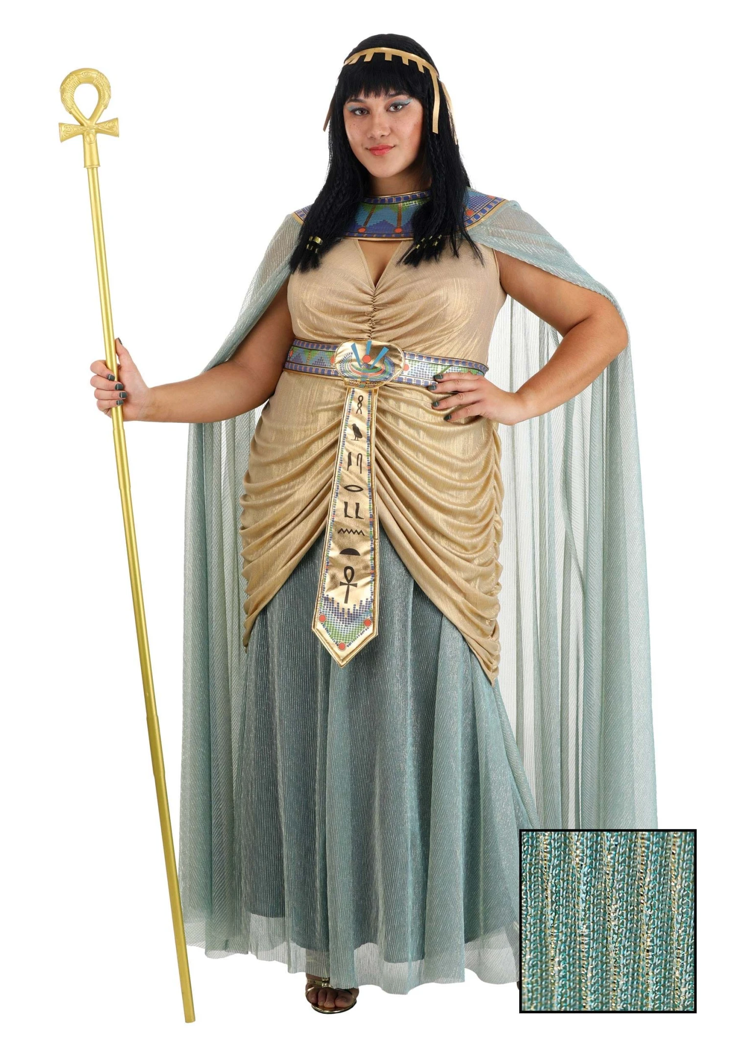 Plus Size Queen Cleopatra Costume For Women 3 Plus Size Queen Cleopatra Costume For Women