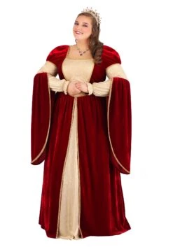 Women's Regal Renaissance Queen Plus Size Costume