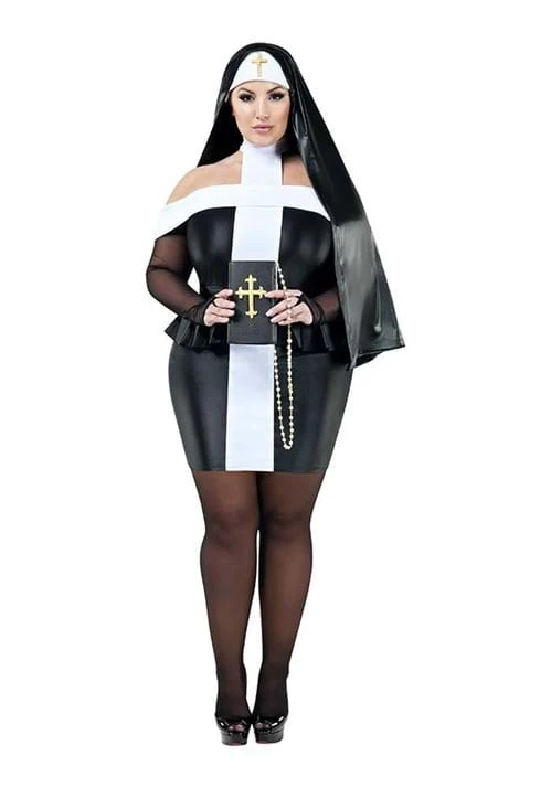 Plus Size Sacrilege Sister Costume For Women 3 Plus Size Sacrilege Sister Costume For Women