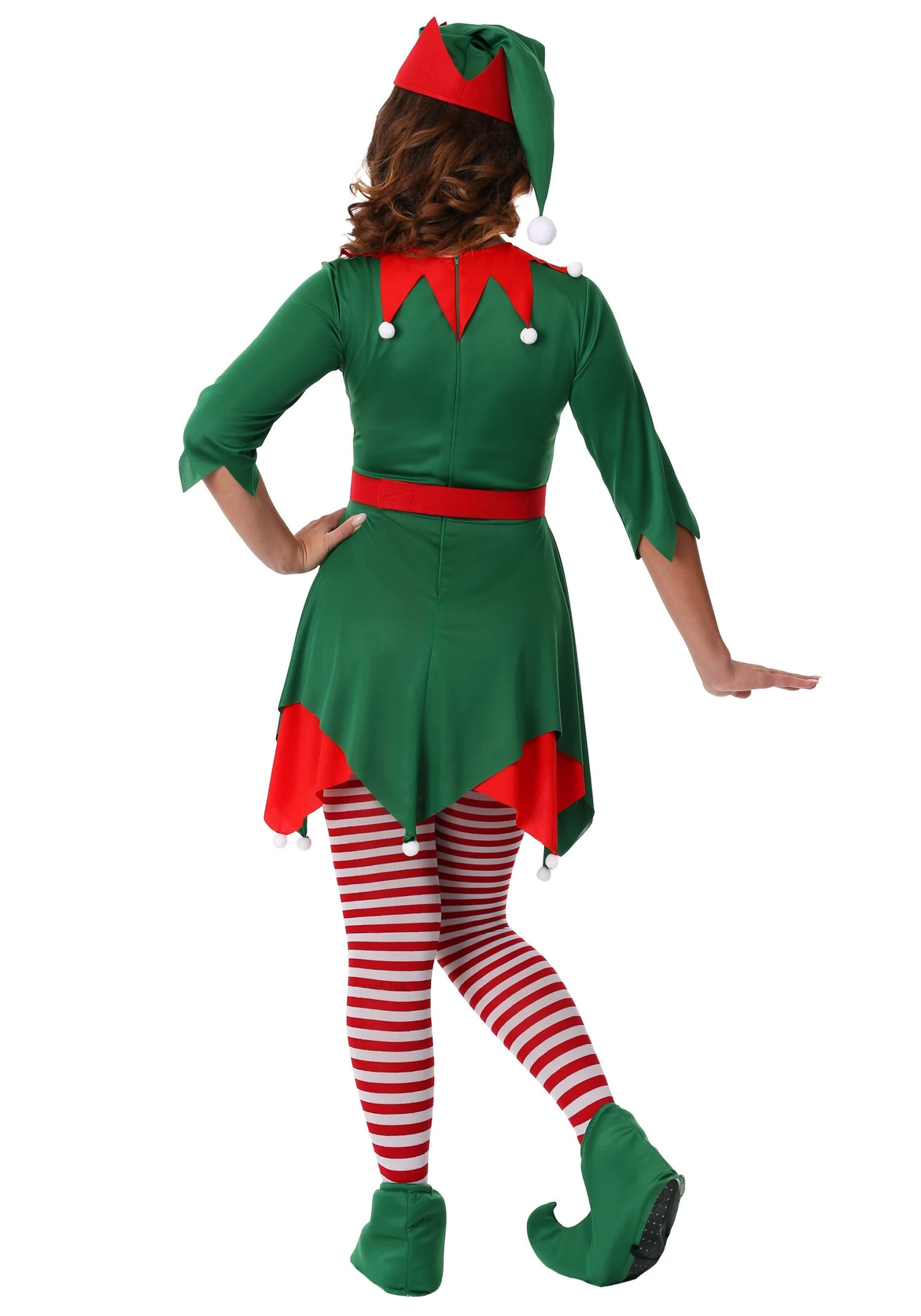 Plus Size Santa's Helper Costume For Women 4 Plus Size Santa's Helper Costume For Women - Image 2