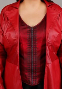 JAZWARES Plus Size Premium Scarlet Witch Costume For Women 16 JAZWARES Plus Size Premium Scarlet Witch Costume For Women -Halloween Costumes womens plus size scarlet witch premium costume alt 5