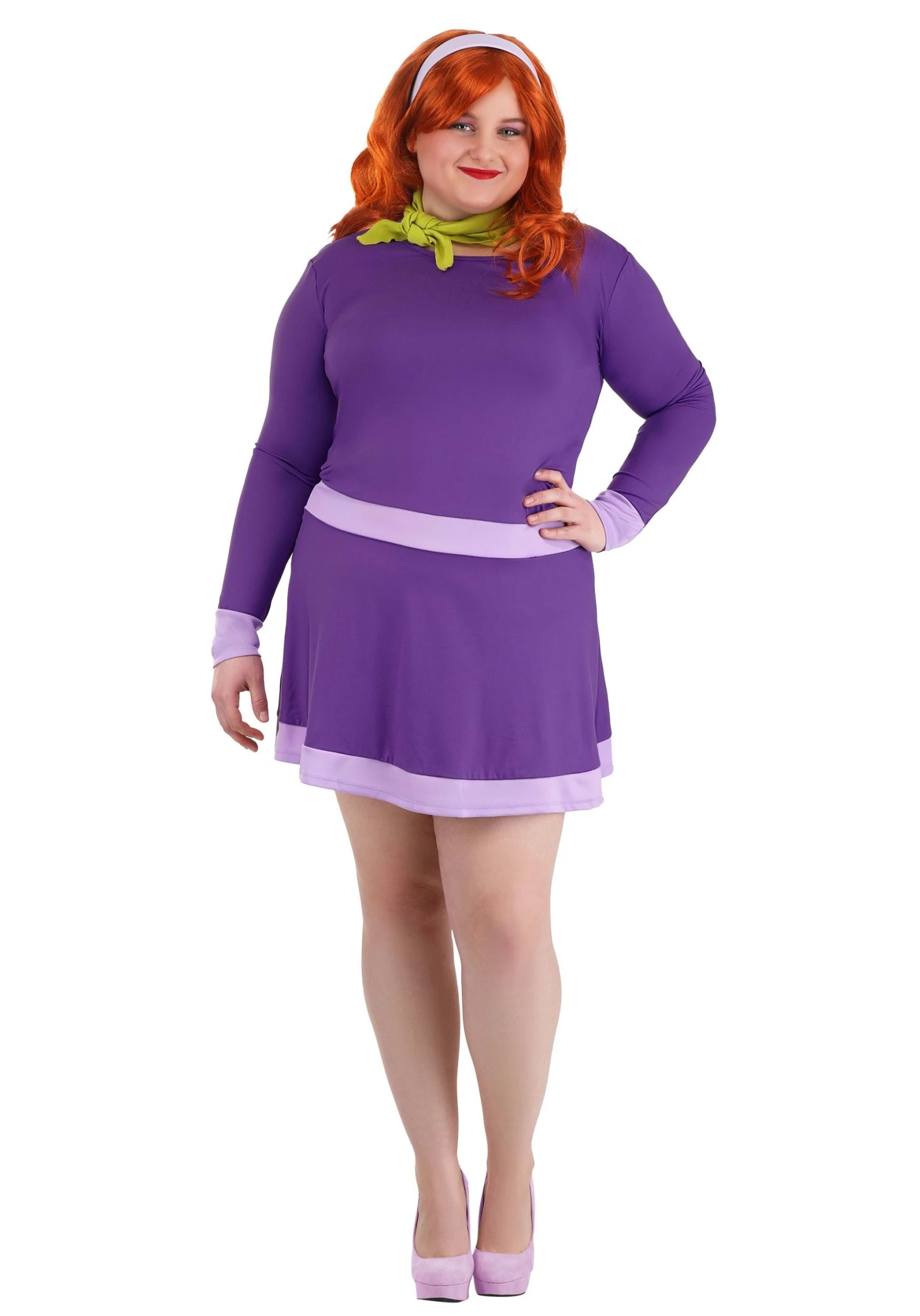 Women's Plus Size Scooby Doo Daphne Costume 3 Women's Plus Size Scooby Doo Daphne Costume