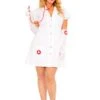 MUSIC LEGS Sexy RN On Duty Women's Plus Size Costume -Halloween Costumes womens plus size sexy rn on duty costume