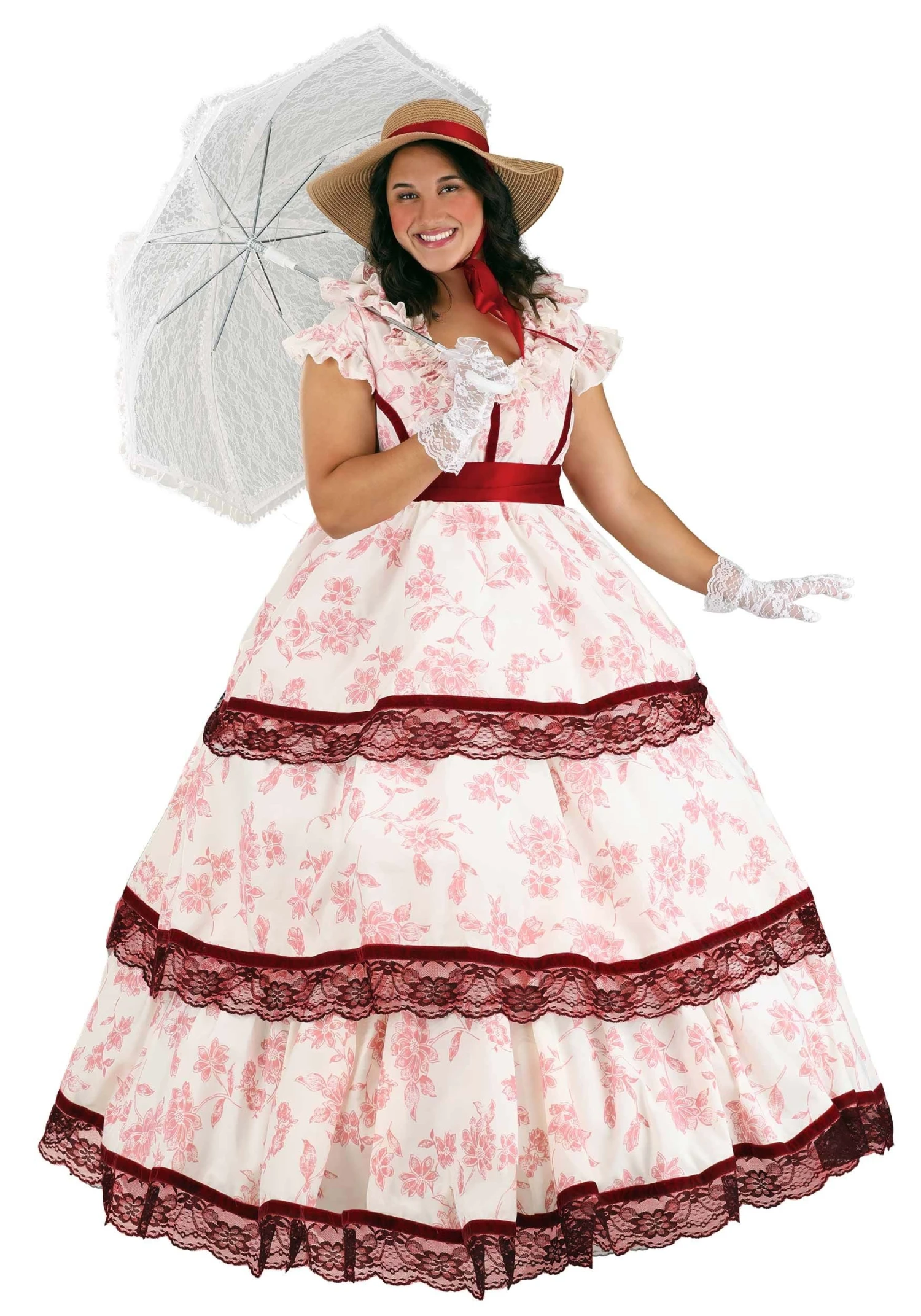 Plus Size Women's Southern Belle Costume 3 Plus Size Women's Southern Belle Costume