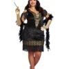 Dreamgirl Women's Plus Size Swanky Flapper Costume 2 Dreamgirl Women's Plus Size Swanky Flapper Costume -Halloween Costumes womens plus size swanky flapper costume