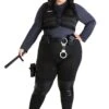 Plus Size Women's SWAT Babe Costume -Halloween Costumes womens plus size swat babe costume