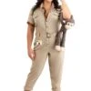 Plus Size Zookeeper Women's Costume 2 Plus Size Zookeeper Women's Costume -Halloween Costumes womens plus size zookeeper costume