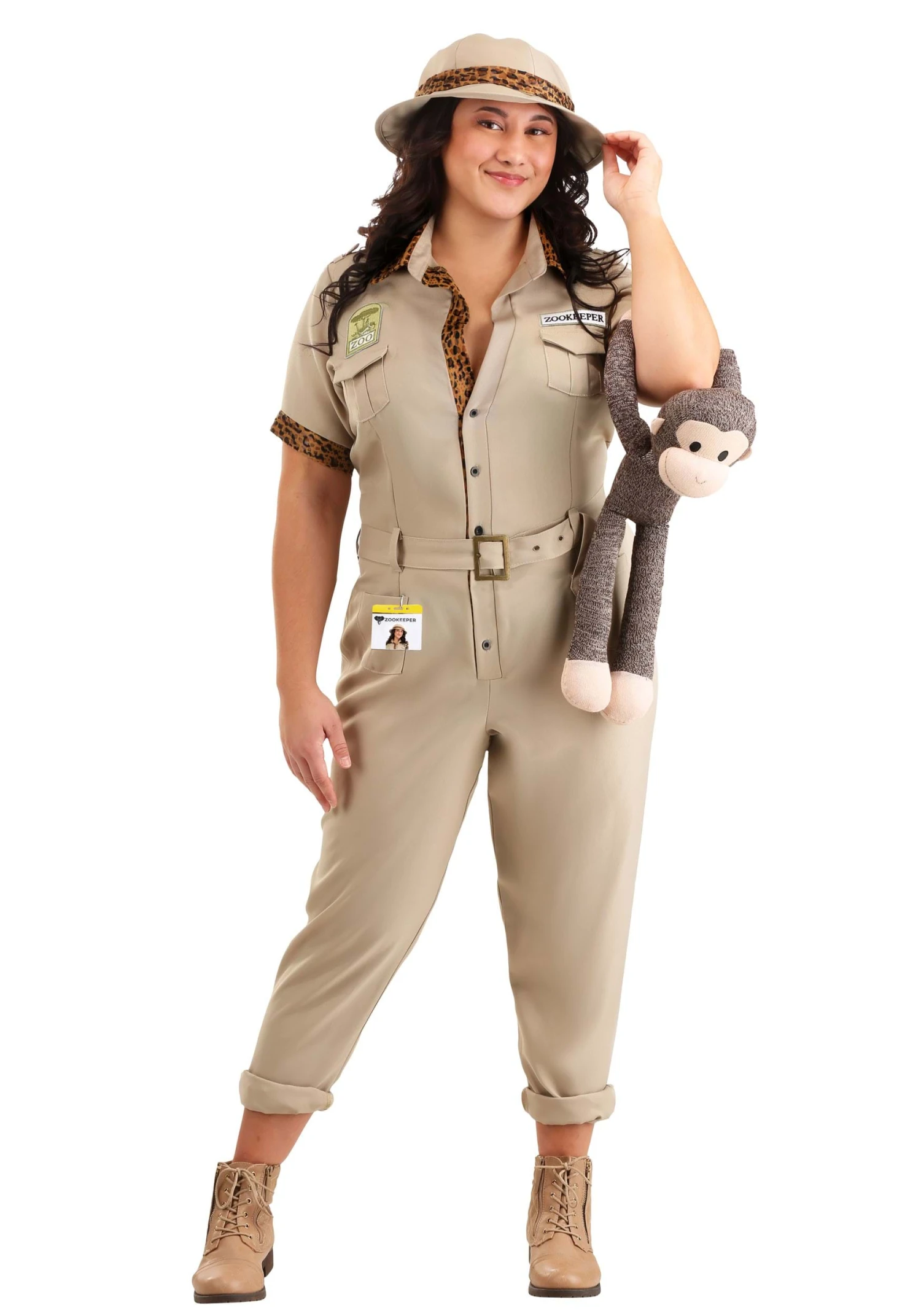 Plus Size Zookeeper Women's Costume 3 Plus Size Zookeeper Women's Costume