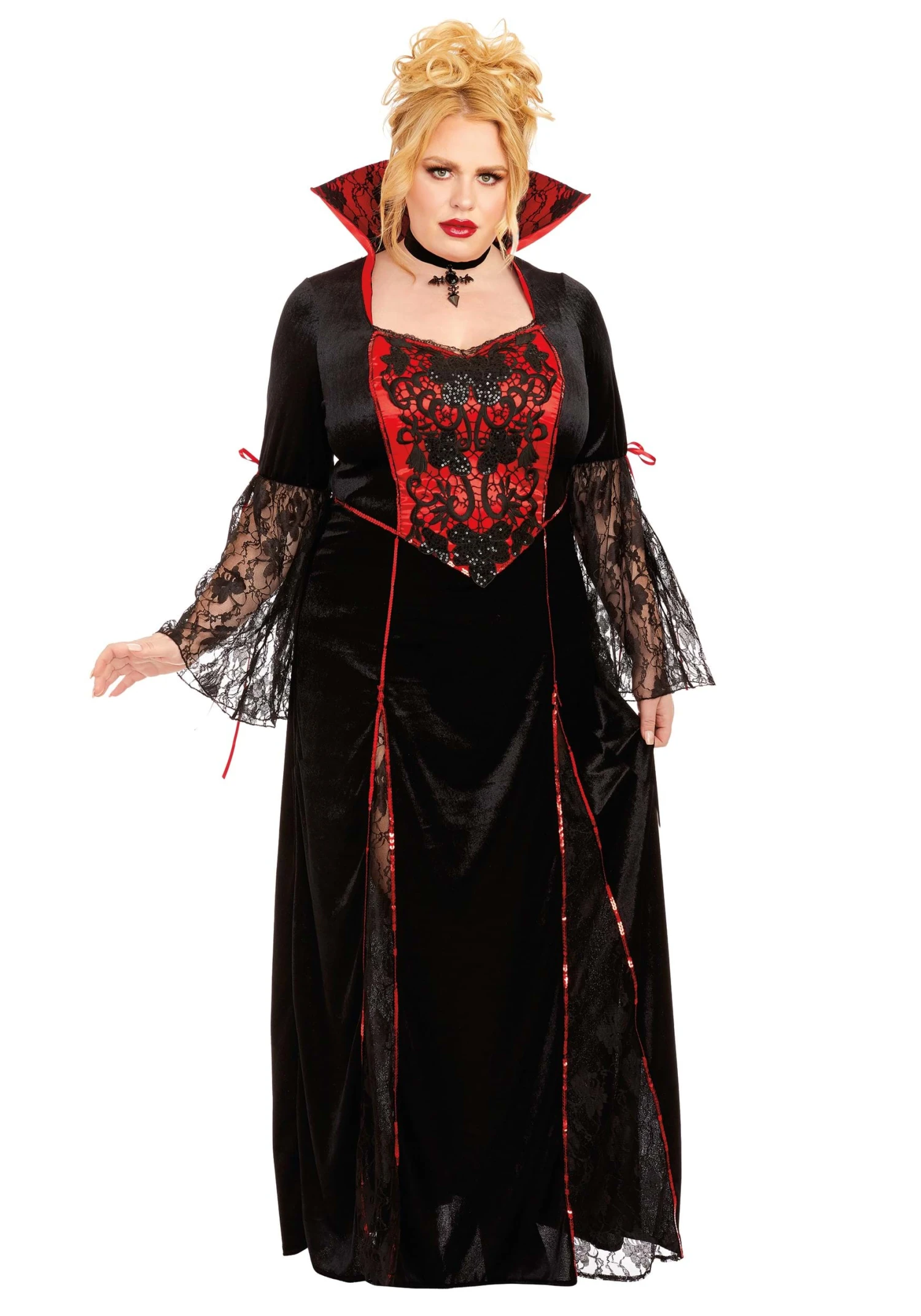 Dreamgirl Plus Size Classic Vampira Costume Dress For Women 3 Dreamgirl Plus Size Classic Vampira Costume Dress For Women