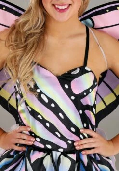 Women's Plus Size Wild Wings Butterfly Costume -Halloween Costumes womens plus wild wings butterfly costume alt 3