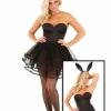 Women's Posh Black Bunny Costume 1 Women's Posh Black Bunny Costume -Halloween Costumes womens posh bunny costume