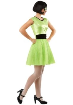 Powerpuff Girls Buttercup Costume For Women -Halloween Costumes womens powerpuff girls buttercup costume alt 1