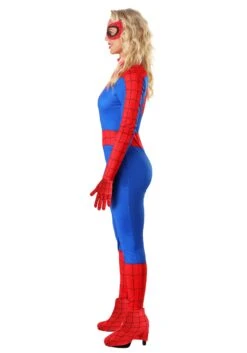 JAZWARES Premium Classic Spider-Man Costume For Women -Halloween Costumes womens premium classic spider man costume alt 2