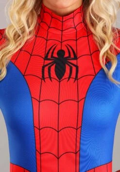 JAZWARES Premium Classic Spider-Man Costume For Women -Halloween Costumes womens premium classic spider man costume alt 5
