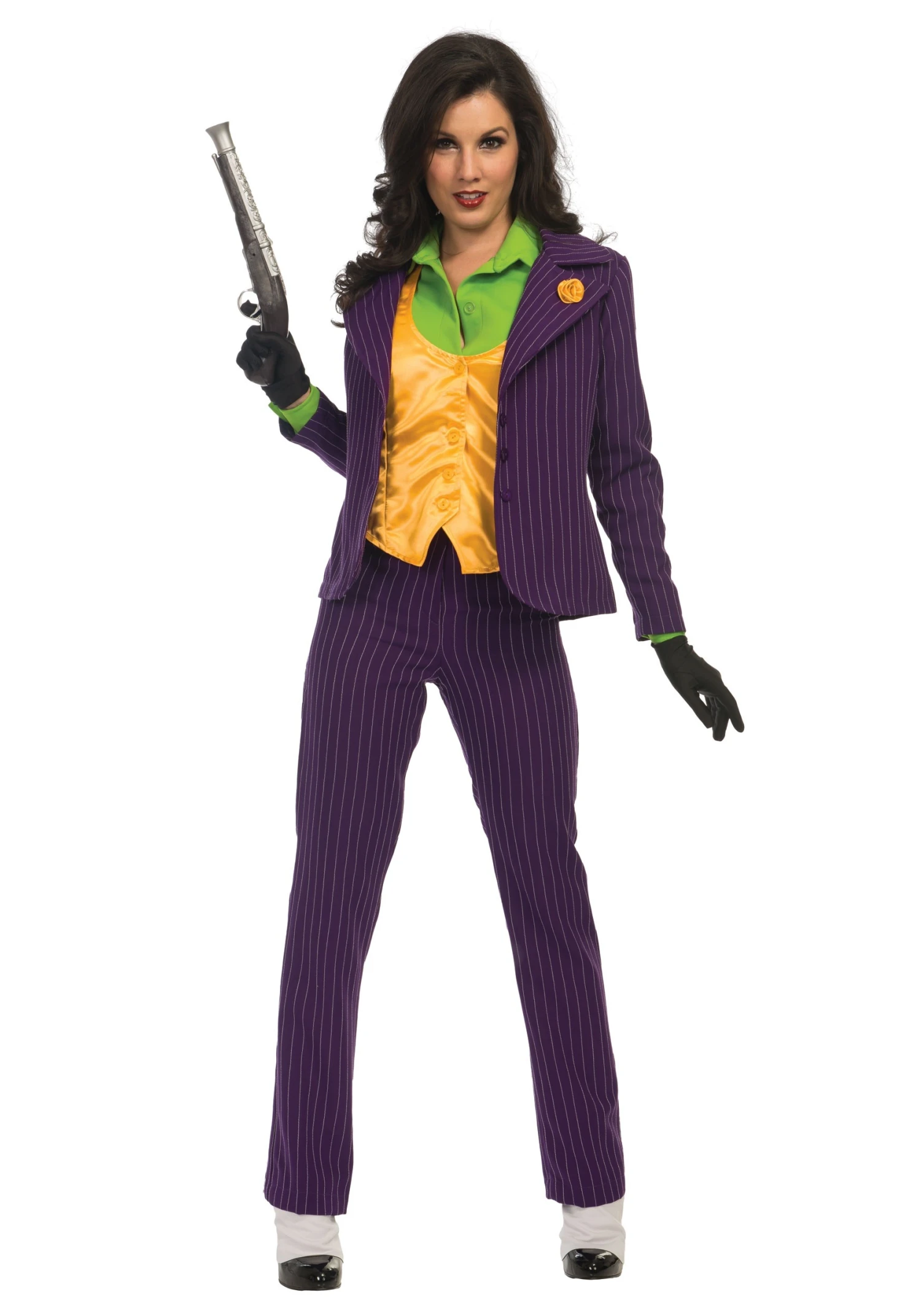 Deluxe Women's Joker Costume 3 Deluxe Women's Joker Costume