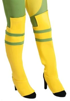 JAZWARES Premium X-Men Rogue Costume For Women -Halloween Costumes womens premium x men rogue costume 2