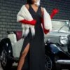 Cruella De Vil Stole Costume For Women From Disney’s 101 Dalmatians 1 Cruella De Vil Stole Costume For Women From Disney’s 101 Dalmatians -Halloween Costumes womens prestige cruella de vil stole costume 2 1
