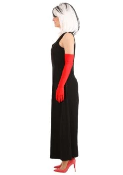 Cruella De Vil Stole Costume For Women From Disney’s 101 Dalmatians -Halloween Costumes womens prestige cruella de vil stole costume alt 11