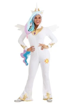 My Little Pony Princess Celestia Costume For Adults 17 My Little Pony Princess Celestia Costume For Adults -Halloween Costumes womens princess celestia costume alt 7