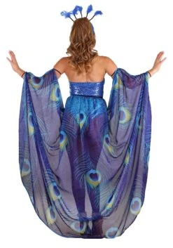 Proud Peacock Costume For Women -Halloween Costumes womens proud peacock costume alt 1