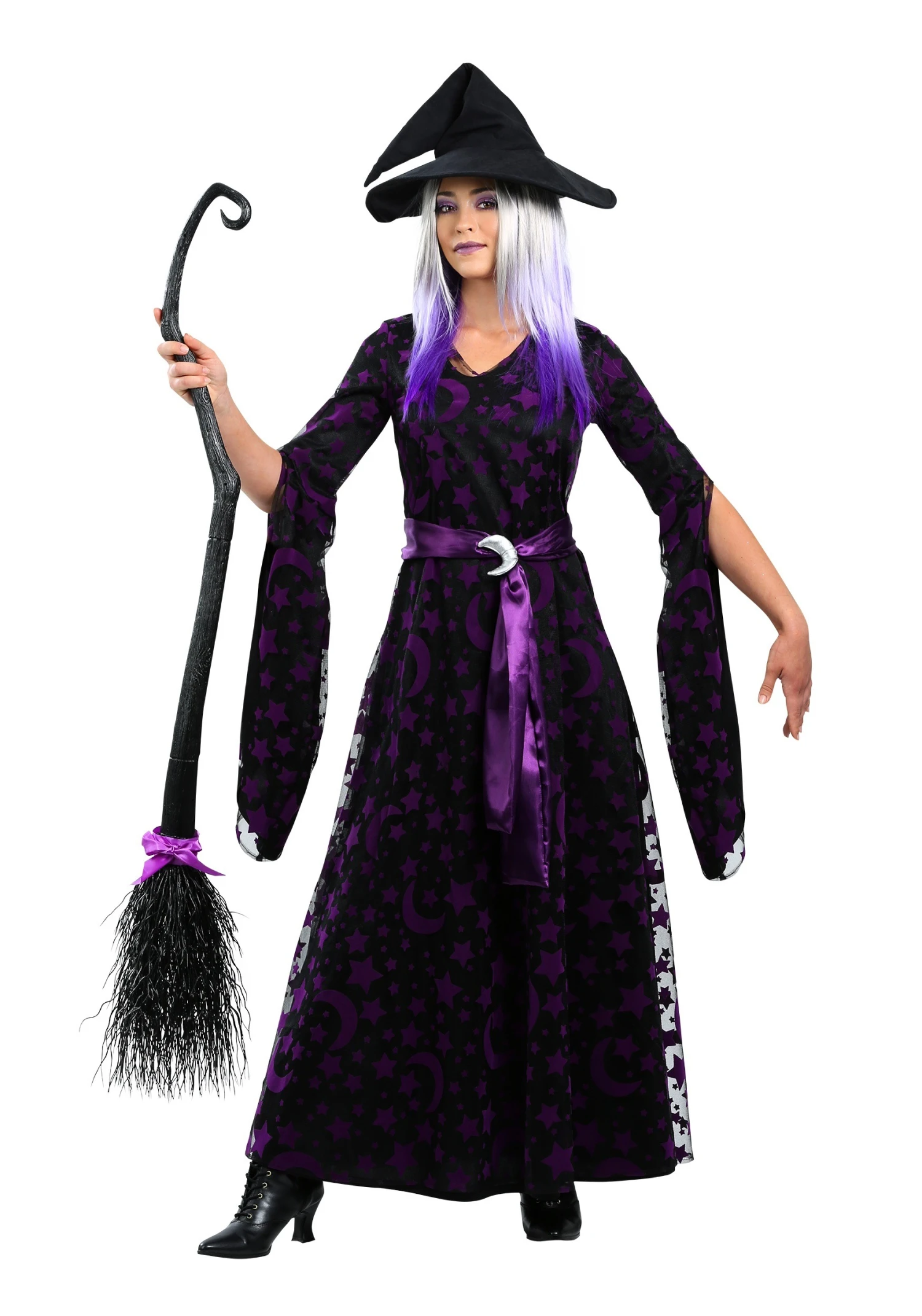 Purple Moon Women's Witch Costume 3 Purple Moon Women's Witch Costume