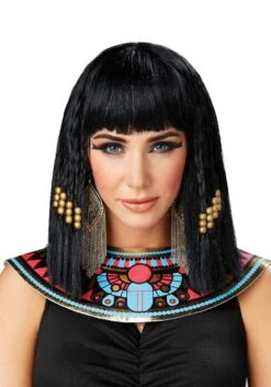 Queen Cleopatra Black Wig For Women