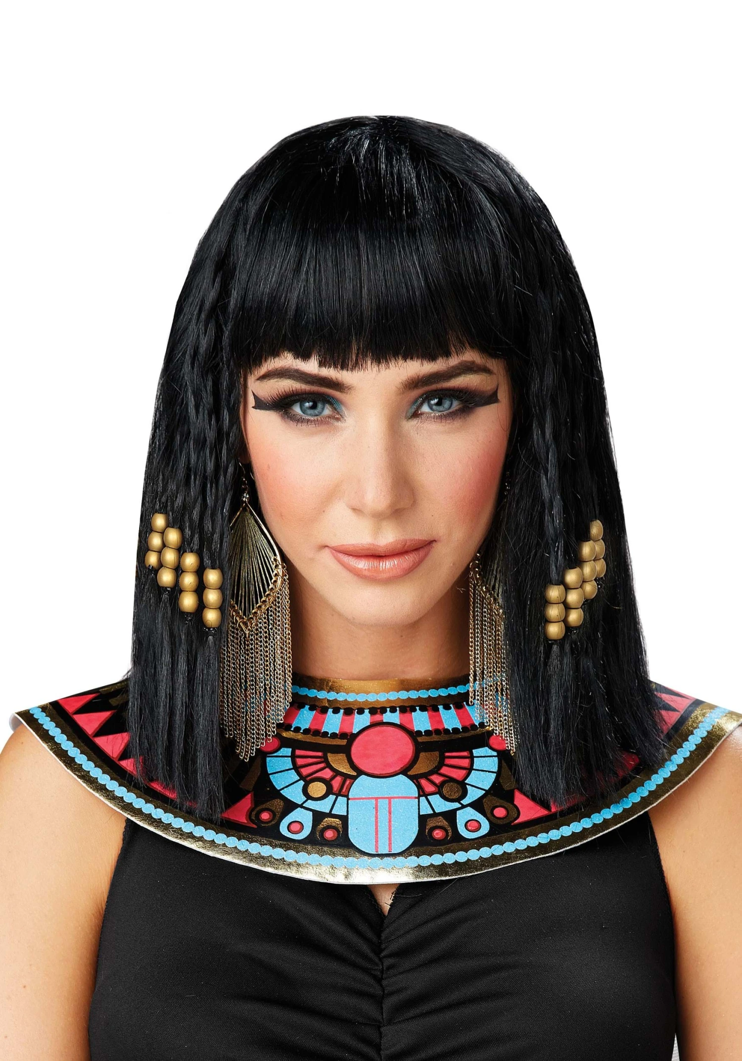 Queen Cleopatra Black Wig For Women 3 Queen Cleopatra Black Wig For Women