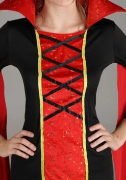 Women's Queen Vampire Costume Dress -Halloween Costumes womens queen vampire costume alt 2
