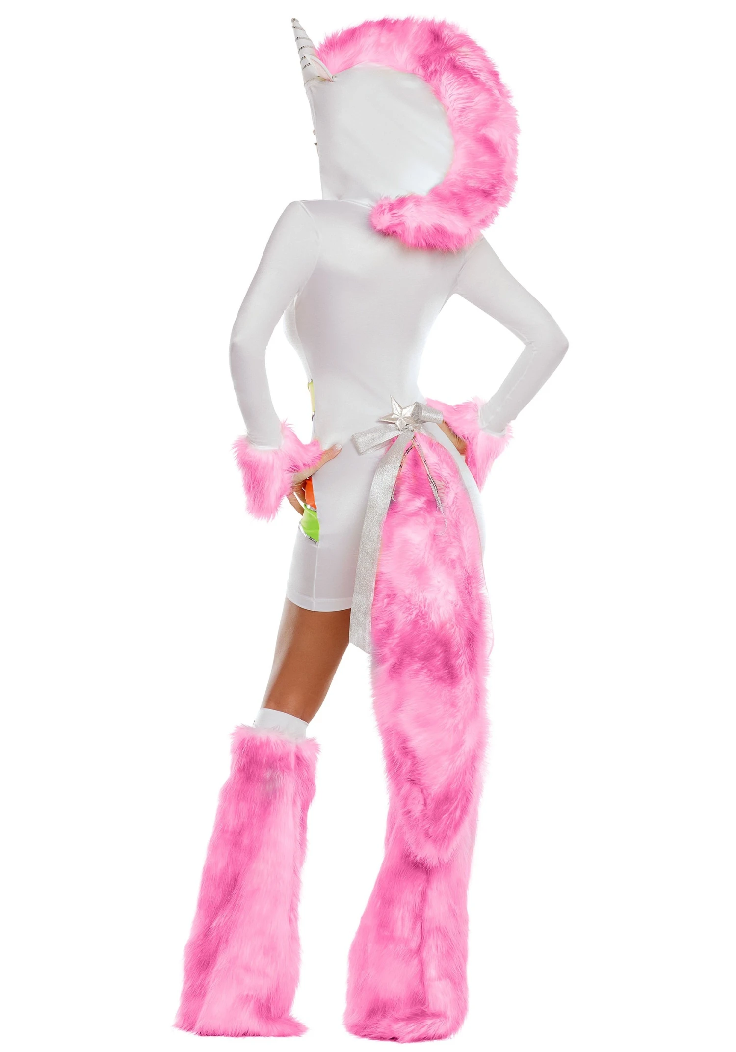 Ladies Rainbow Unicorn Costume 4 Ladies Rainbow Unicorn Costume - Image 2