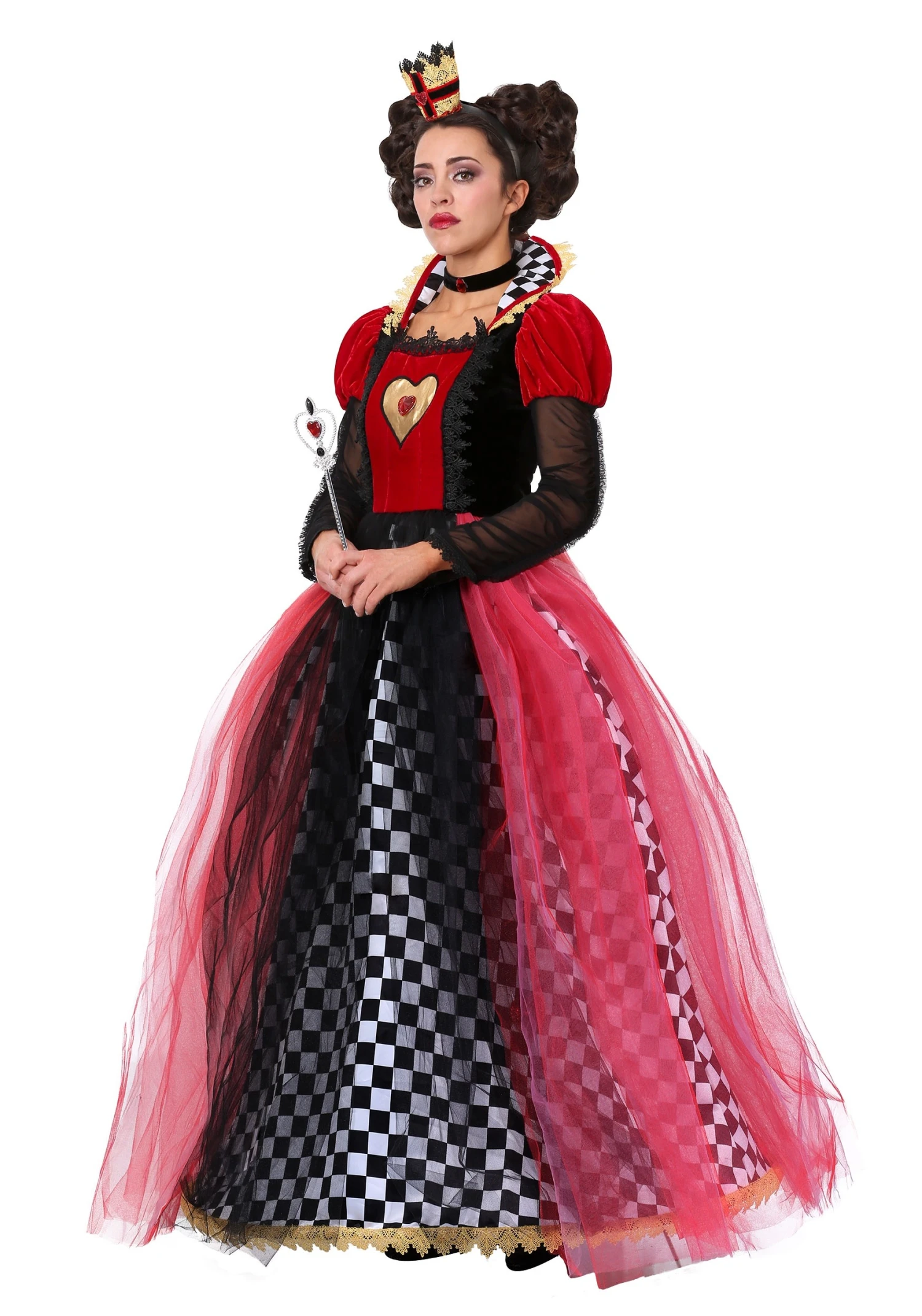 Womens Ravishing Queen Of Hearts Costume 3 Womens Ravishing Queen Of Hearts Costume