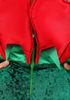 Red Rose Costume For Women -Halloween Costumes womens red rose costume alt 5