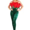 Red Rose Costume For Women -Halloween Costumes womens red rose costume main upd