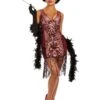 Dreamgirl Red Va-Va Voom Flapper Adult Women's Costume 1 Dreamgirl Red Va-Va Voom Flapper Adult Women's Costume -Halloween Costumes womens red vava voom flapper adult costume