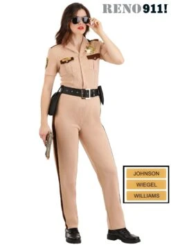 Women's Reno 911 Deputy Officer Costume