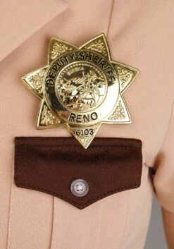 Women's Reno 911 Lt Dangle Costume 18 Women's Reno 911 Lt Dangle Costume -Halloween Costumes womens reno 911 lt dangle costume alt 6