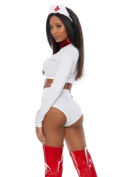 Forplay Rescue Me Nurse Costume For Women -Halloween Costumes womens rescue me nurse costume alt 2