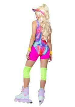Roma Retro Rollerblade Doll Costume For Women 5 Roma Retro Rollerblade Doll Costume For Women -Halloween Costumes womens retro rollerblade doll alt 1