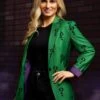 DC Comics Women's Riddler Blazer -Halloween Costumes womens riddler blazer