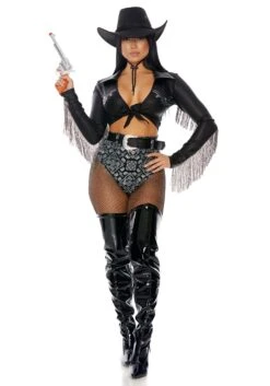 Forplay Ride It Out Cowgirl Costume For Women 8 Forplay Ride It Out Cowgirl Costume For Women -Halloween Costumes womens ride it out cowgirl costume alt 2