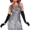LEG AVENUE Roaring Roxy Flapper Costume For Women 2 LEG AVENUE Roaring Roxy Flapper Costume For Women -Halloween Costumes womens roaring roxy flapper costume