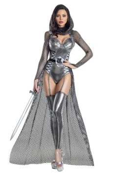 Women's Round Table Knight Costume -Halloween Costumes womens round table knight costume alt 2