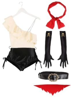 Salty Seas Pirate Costume For Women 12 Salty Seas Pirate Costume For Women -Halloween Costumes womens salty seas pirate costume alt 6