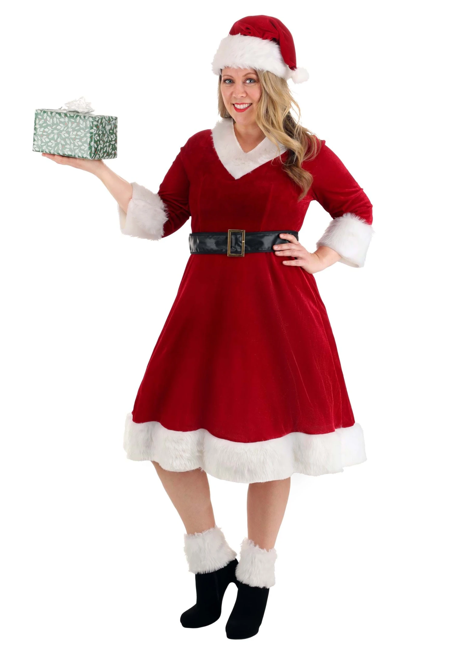 Santa Claus Sweetie Costume For Women 4 Santa Claus Sweetie Costume For Women - Image 2