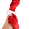Women's Red Santa Costume Gloves -Halloween Costumes womens santa gloves