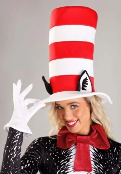Sassy Cat In The Hat Women's Costume 14 Sassy Cat In The Hat Women's Costume -Halloween Costumes womens sassy cat in the hat costume alt 4