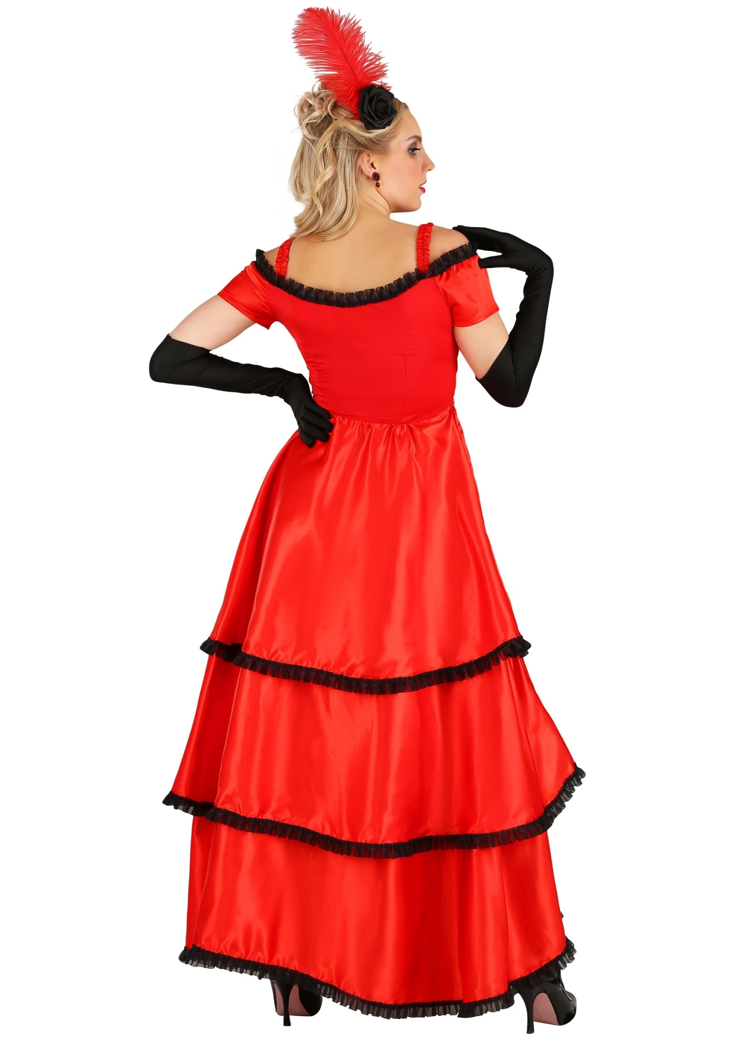Sassy Showgirl Costume Dress For Women 5 Sassy Showgirl Costume Dress For Women - Image 3