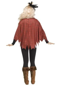 Fun World Women's Scarecrow Poncho -Halloween Costumes womens scarecrow poncho alt 1