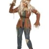 Fun World Women's Scary Scarecrow Costume 2 Fun World Women's Scary Scarecrow Costume -Halloween Costumes womens scary scarecrow costume 1