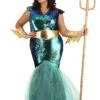 Women's Sea Siren Plus Size Costume Dress